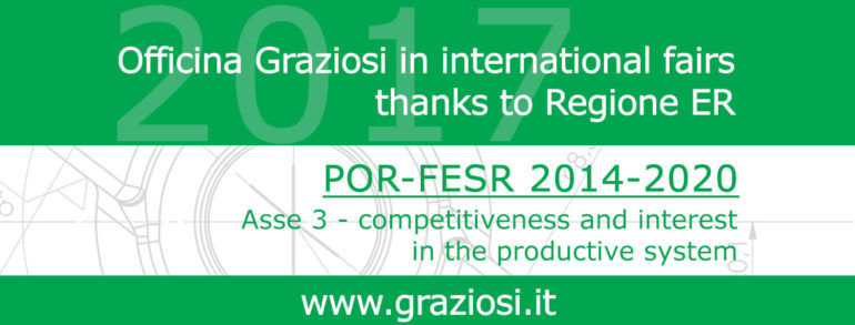 Officina Graziosi in the International Fairs thanks to Regione ER